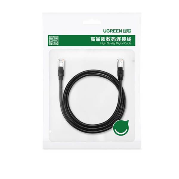 UGREEN NW101 Cat 6 U/UTP Pure Copper Ethernet Flat Cable 5m Black (50187)
