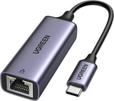 UGREEN USB Type C to 10/100/1000M Ethernet Adapter (Space Gray) CM199 (50737)