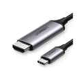UGREEN USB Type C to HDMI Cable Male to Male ABS Case 1.5m (Gray) MM121 (30841)