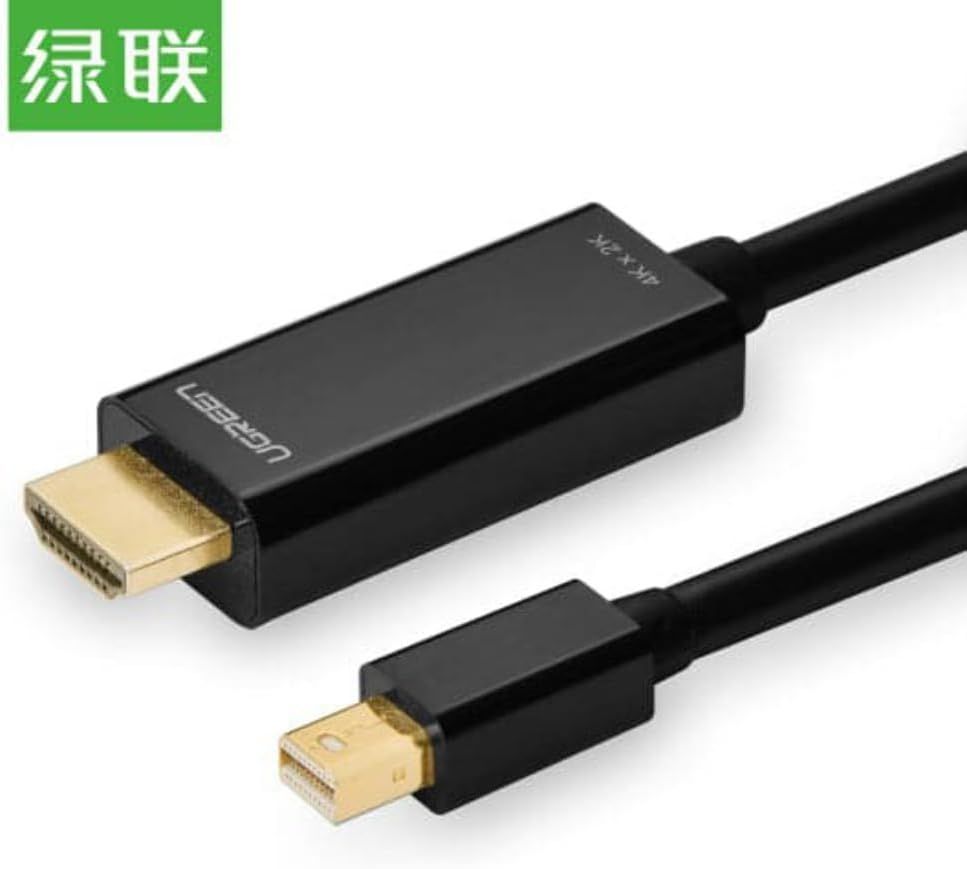 UGREEN Mini DP Male to HDMI Cable 4K 1.5m (Black) MD101 (20848)
