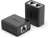 UGREEN RJ45 Splitter Adapter 2 Pack (Black) (50923)