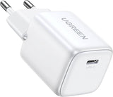 UGREEN 15326 CD319 Nexode 30W USB-C PD GaN Fast Charger -White
