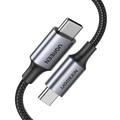 UGREEN 70427 USB-C to USB-C 100W 480Mbps PD Fast Charging Aluminum Case with Braided Cable 1m