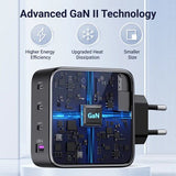 UGREEN Nexode 4-Port (3xUSB-C + 1xUSB-A) 100W PD GaN Fast Charger -Black 90575 CD226 (90575 )