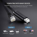 UGREEN USB-A to Ethernet (RJ45) Console Cable 1.5m Black (50773)