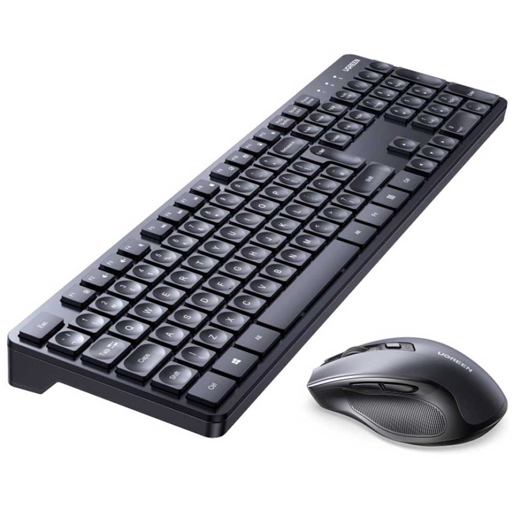 UGREEN Wireless Keyboard and Mouse -Black MK006 (45248)