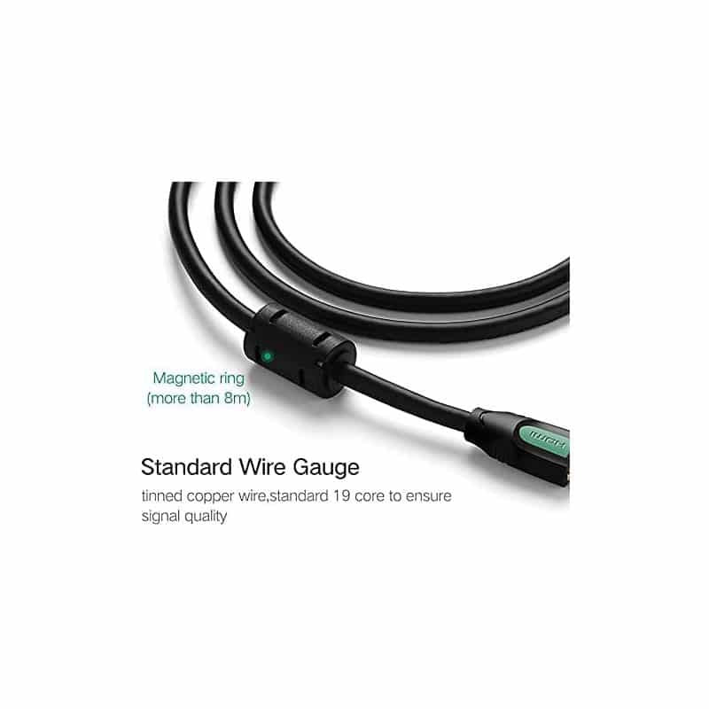 UGREEN HD101 HDMI Round Cable 15m -Black/Yellow 11106