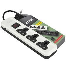 Power Strip-iLock 3 Outlet Schuko - 3m - 5075