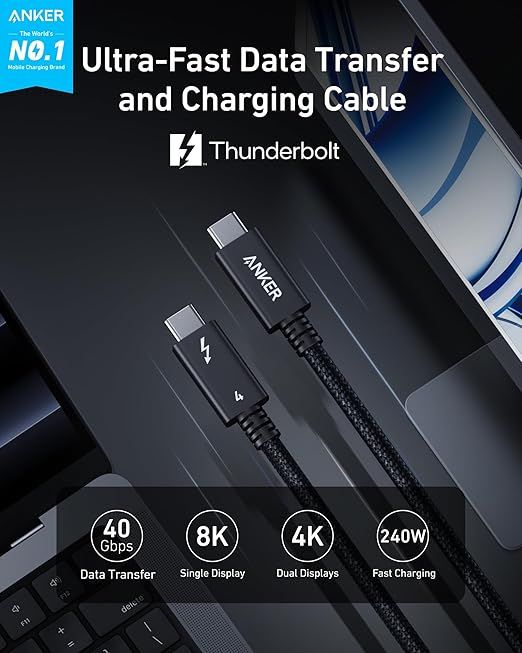 nker Thunderbolt 4 Cable A84N0