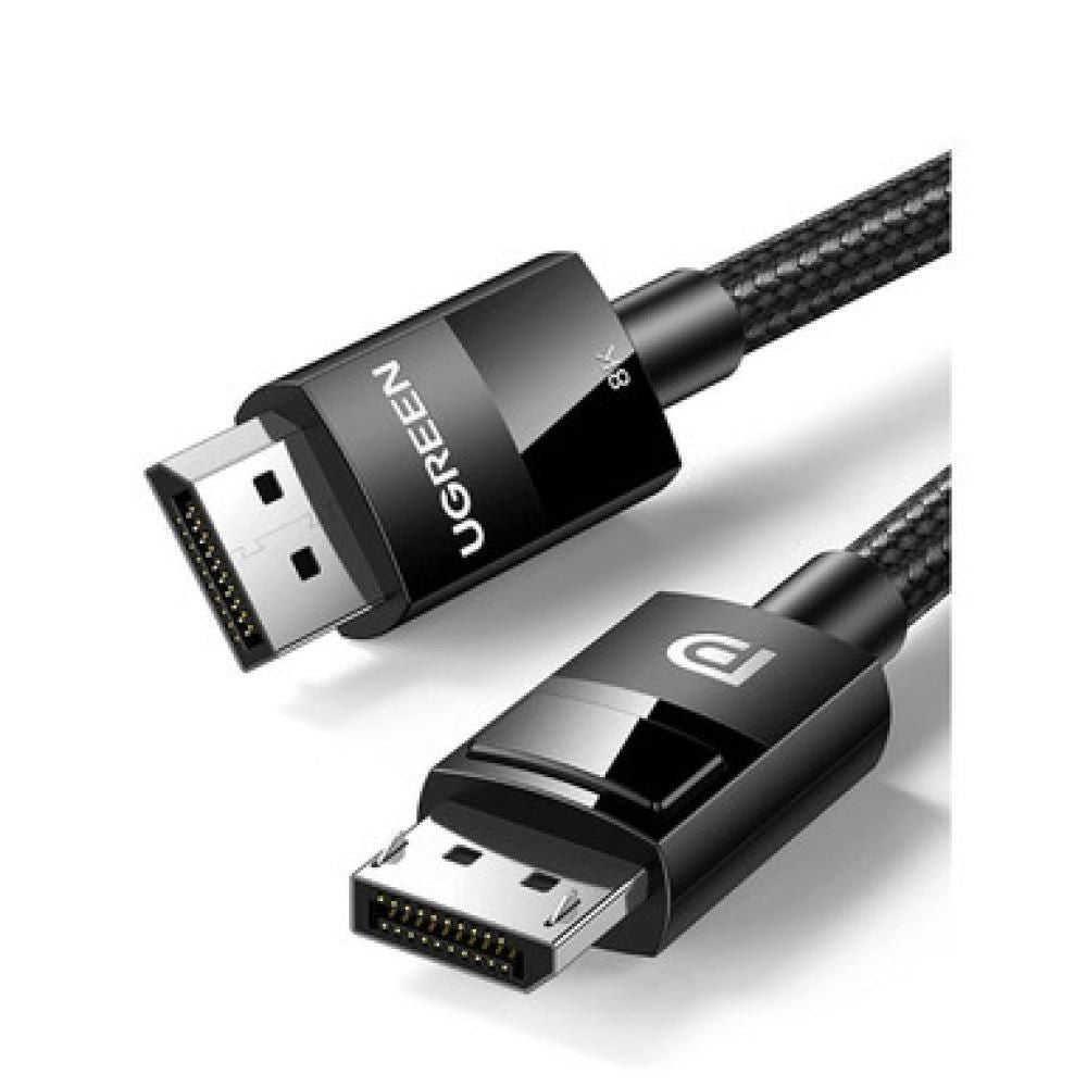 Ugreen-DP 1.4 Male to Male-Braided Cable 1m-80390