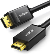 Ugreen-DP Male to HDMI Male-4K@30Hz 1m  (Black)10238