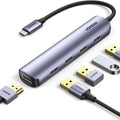 Hub Ugreen 5 in 1-USB C 4K 30Hz Gray  CM478-15495