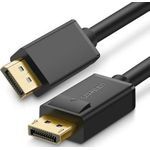 UGREEN DP Male to Male Cable Support 4K@60Hz;  2K@144Hz 2m (Black)-10211