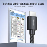 Ugreen-HD150 8K-HDMI Cable Male to Male-Braided 5m-40182