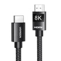 Ugreen HD150 8K-HDMI Cable Male to Male-Braided-1m-40178