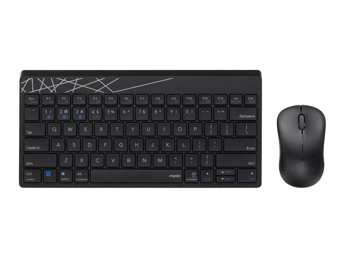 Rapoo 8000M Multi-Mode Wireless Combo