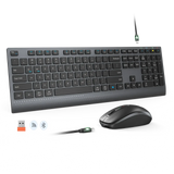 Meetion C2000 Dual Mode Rechargeable Combo (English & Arabic)