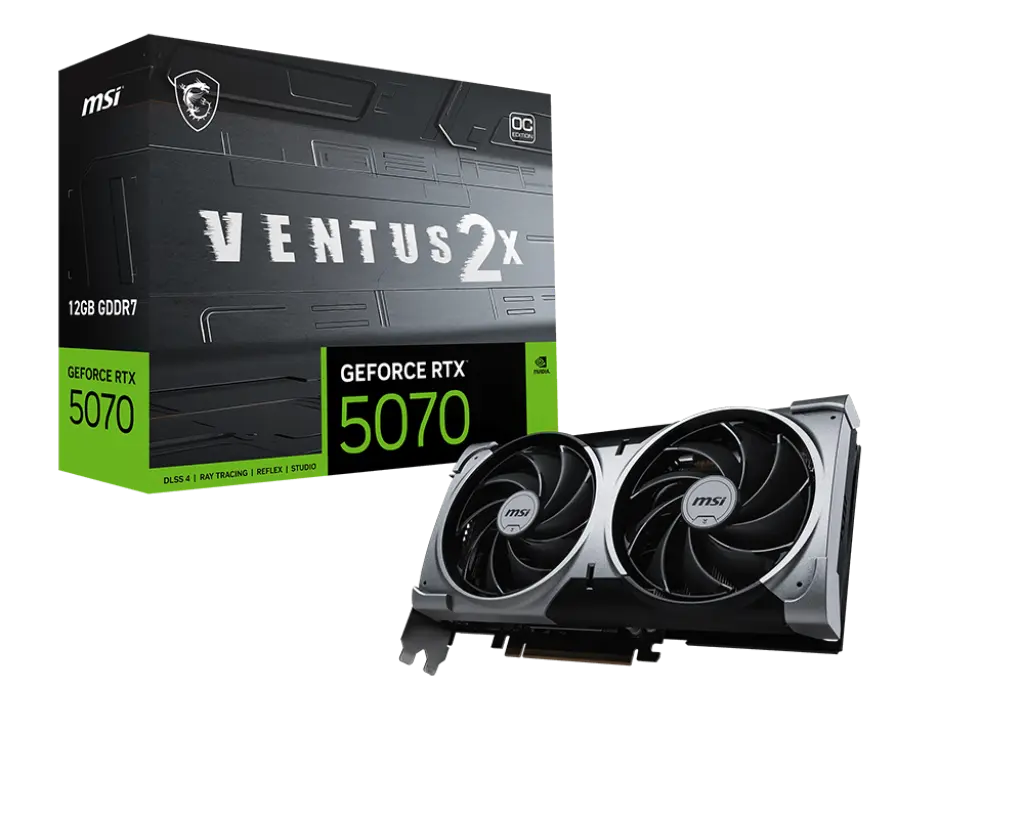MSI RTX 5070 VENTUS 2X OC 12G GDDR7