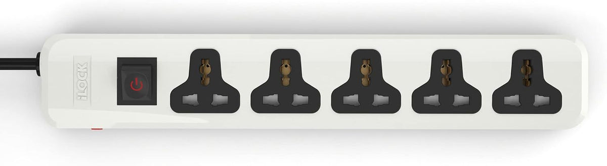 Power Strip-iLock-5 Outlet Univ- 2m - 5066
