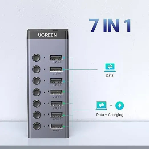 Ugreen 7 Port USB 3.0 HUB -  90307