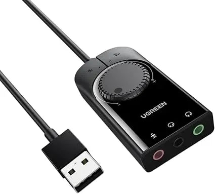 Ugreen USB External Stereo Sound Adapter 15cm-cm129-40964