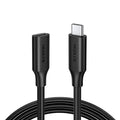 UGREEN USB-C/M to USB-C/F Gen2 5A Extension Cable 1m (Black) -  10387