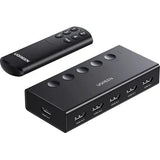 UGREEN 5-In 1-Out HDMI Switch ( Support 4K@60Hz  within 3M / Support 4K@30Hz  within 15M ) -  90512