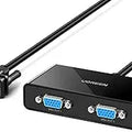 UGREEN VGA Splitter 1 In 2 Out Full HD 1080p Video Duplicator 1 VGA Input 2 VGA Outputs -  20918
