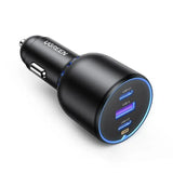 UGREEN 130W 3-Port Car Charger (35025)