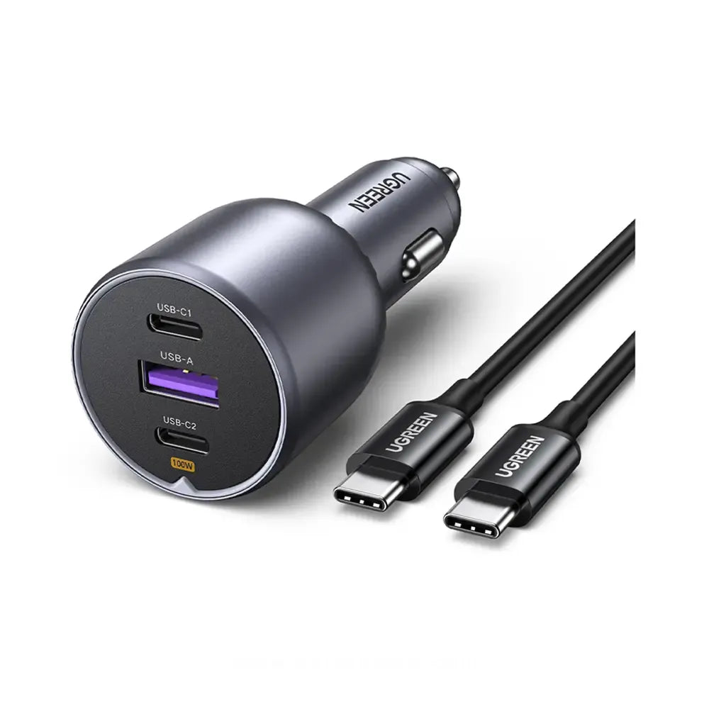 UGREEN 130W 3-Port Car Charger (35025)