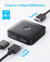 Anker Switch HDMI 2 IN 1-Gray - A83H10A1