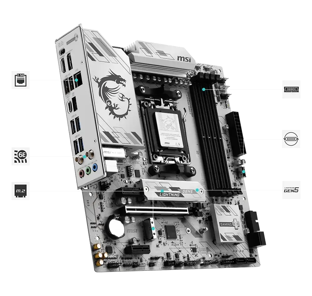 MSI B850M GAMING PLUS WI-FI6