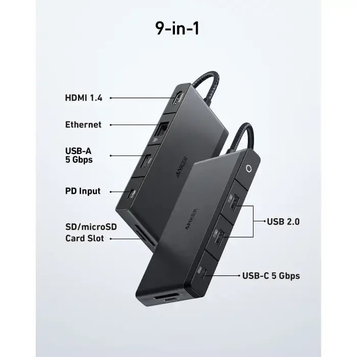 Anker 552 USB-C Hub 9-in-1 4K HDMI